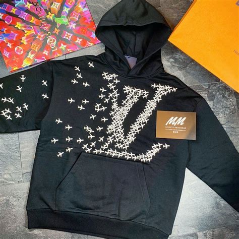 Louis Vuitton 2020 Planes Printed Hoodie 